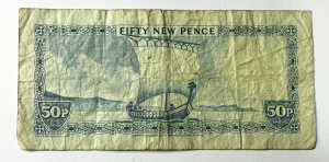Bancnota Isle Of Man - 50 New Pence ( 1972-1979 ) - Img 2