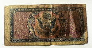 Bancnota Miltara - Military Payment Certificate (MPC) – 5 Cents, Seria 481, emis pentru armata SUA. - Img 2