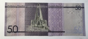 Bancnota Republica Dominicana - 50 Pesos 2020 - Img 2