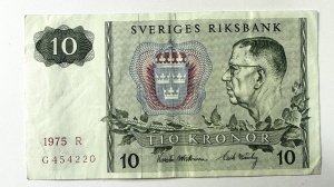 Bancnota Suedia - 10 Kronor ( 1963-1990 )