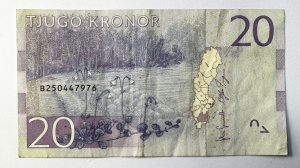 Bancnota Suedia - 20 Kronor (2015-2016 ) - Img 2