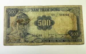 Bancnota - Vietnam de Sud – 500 Đồng (1955-1956 )