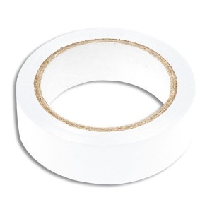 Banda izolatoare, alba, 10 m x 19 mm