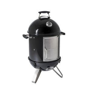 Barbecook BC-SMO-5017 Oskar S afumător și grătar emailat, negru, diametru 40cm - Img 1