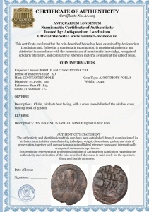 BASIL II and CONSTANTINE VIII ( 976-1025 ) - Moneda Medievala Bizantina - Img 6