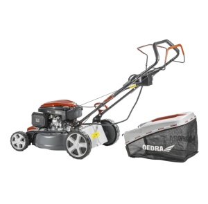 Benzinmotoros fűnyíró benzinmotorral, benzinmotor, elektromos indítás, önjáró, 166cm3, penge 46cm, Dedra - Img 11