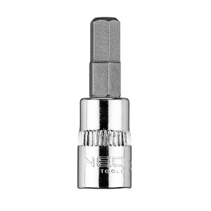 Bit H6 pe tubulara 1/4", scurt, 37mm