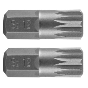 Bit tip "spline" M12x30mm, S2- 2 buc