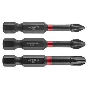Biti de impact PH1/2/3 x50mm, set 3 buc