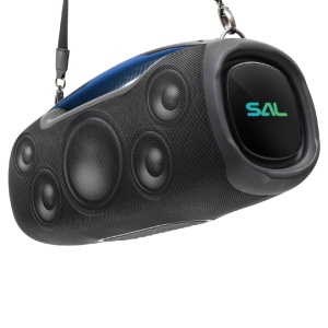 Boxa portabila Boombox, bluetooth, usb, card, 100W, rezistenta apa, LED RGB, SAL BT9000 - Img 2