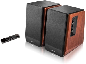 BOXE EDIFIER 2.0, RMS: 66W (2 x 15W, 2 x 18W), bluetooth, telecomanda wireless, volum, bass, treble, dual RCA, sub-out, brown, "R1700BTS-BR" - Img 2