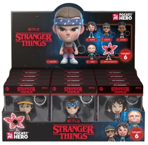 Breloc de colectie seria STRANGER THINGS Upside Down, personaj Lucas Sinclair, produs licentiat ORIGINAL, YUME - Img 3
