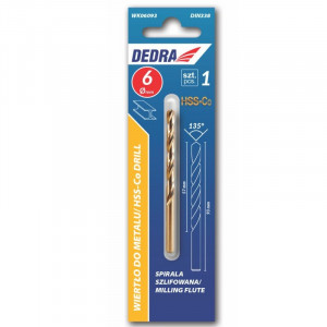 Burghie cobalt pentru metal 2,0x49mm, HSS, DIN338, 3buc - Img 2