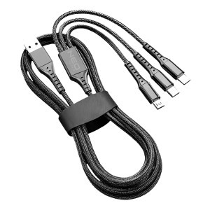 Cablu 3 in 1, 1,2 m