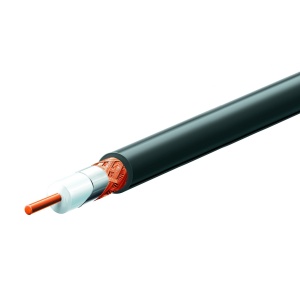 Cablu coaxial, 75 Ohmi, 100 m/rolă
