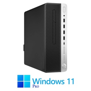 Calculator HP EliteDesk 705 G5 SFF, Ryzen 5 PRO 3400G, 8GB DDR4, SSD, Win 11 Pro