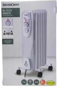 Calorifer electric cu ulei, 7 elementi, 1500W, 3 trepte putere, termostat, Silvercrest - Img 2