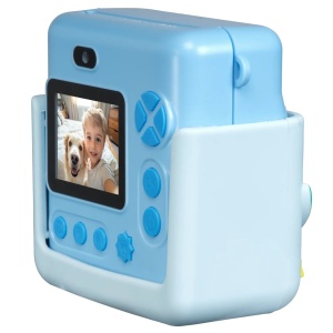 Camera foto pentru copii cu functie de poza instant pe hartie termica, afisaj LCD color, acumulator, model DINOZAUR, DENVER - Img 3