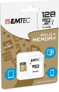 Card memorie Gold Elite 128 GB microSDHC, Memory Card&nbsp;(Class 10 UHS-I (D1)) "ECMSDM128GXC10GP" - Img 2