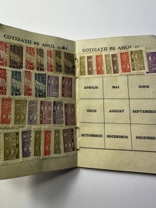 Carnet de membru al Consiliului Central al Sindicatelor din Republica Populară Romînă (RPR) - Img 6