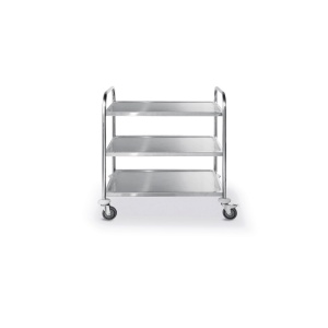 Carucior Hendi inox pentru 3 tavi, 905x585x(H)945mm - Img 2