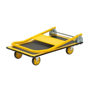 Carucior pliabil portabil tip platforma, 73.5 x 47 cm, capacitate maxima 150Kg, roti cu rulmenti, Stanley - Img 3
