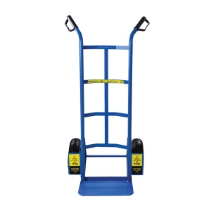 Carucior tip liza transport marfa, roti cu aer, greutate maxima suportata 315Kg, Silverline - Img 2