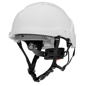 Casca industriala protectie pentru lucru la inaltime, alba