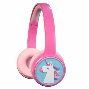 Casti audio bluetooth pentru copii, protectie urechi 85 decibeli, acumulator, autonomie aprox. 24 ore, USB-C, model UNICORN, DENVER - Img 5