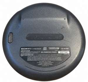 CD player portabil Sony Walkman model d-ne306ck, compatibil cu CD Audio, MP3 și ATRAC3/ATRAC3plus, cu protecție antisoc G-Protection, second hand, piesa de colectie - Img 4