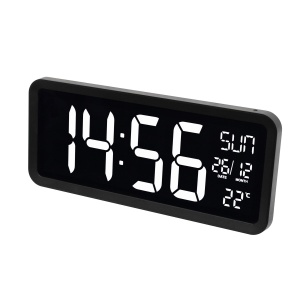 Ceas de masă/perete cu LED și termometru - Img 1