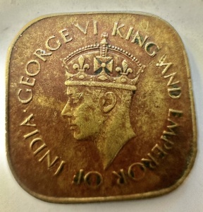 CEYLON - COLONIE BRITANICA - GEORGE VI - 5 CENTS 1943 - Img 2