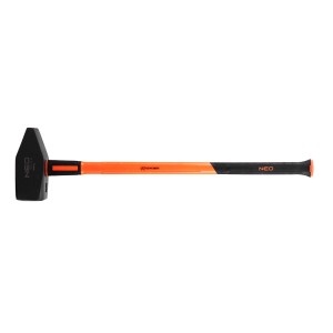 Ciocan de lacatus 10 kg, maner din fibra de sticla, bimaterial