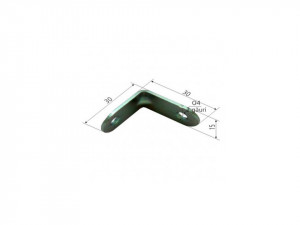 Coltar metalic, pentru lemn cu ranforsare, 30 x 30 x 16 mm, Proline - Img 5