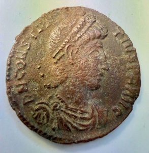 CONSTANTIUS II ( 348-351 AD )- Moneda Antica Romana - Img 1