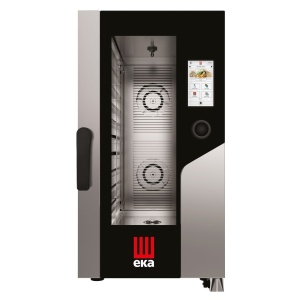 Cuptor electric cu convectie-abur Millennial Touch Screen Gastro Compact 10 x GN 1/1, control electronic, Tecnoeka, 400V/15400W, 500x930x(H)970mm