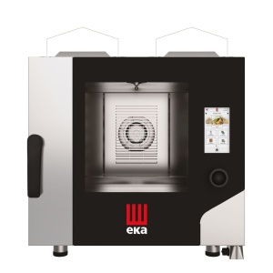 Cuptor pe gaz cu convectie cu abur Millennial Touch Screen Gastro, Tavi GN 1/1 Tecnoeka, 230V/300W, 9300kW, 730x850x(H)800mm