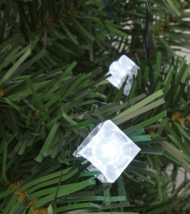 Decoraţiuni pe LED-uri de Ø5 mm, cub, 50 buc/set - Img 2