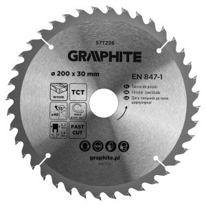 Disc fierastrau, VIDIA, 200 x 30 mm, 40 dinti