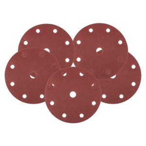Discuri de slefuit 150 mm, P60, 5 buc, cu 9 gauri pentru 04-721