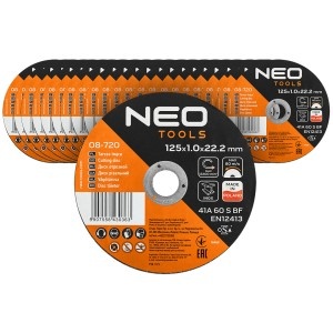 Discuri pentru metal/INOX 41A 60 S BF -125 x 1,0 x 22,23, 25 buc./set