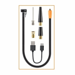 Dispozitiv camping, ciclism, 3 in 1, pompa, compresor, powerbank, lanterna, SAL - Img 2