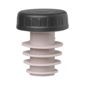 Dop cu capac negru, set de 6 buc.
