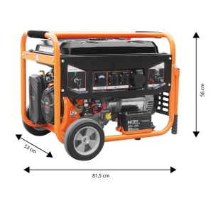 Elektromos generátor, 6000/6500W, AVR, kulcsos indítás, 15CP, Neo - Img 8