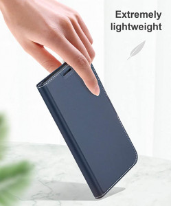 Flip telefontok Apple Iphone 12 mini 5.4" 2020, sötétkék, Holidi - Img 2