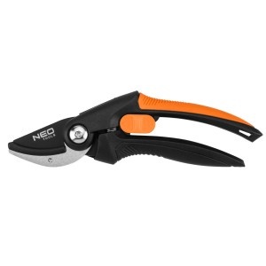 Foarfeca de gradina cu nicovala, 210 mm, diametru de taiere 20 mm, material: PP, maner acoperit cu cauciuc TPR