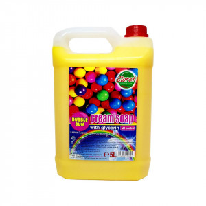 Folyékony kéziszappan, Bubble Gum, glicerinnel, PH - kontroll, 5L, Cloret