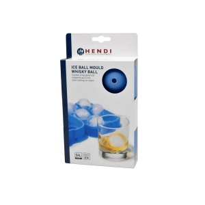 Forma din silicon durabil pentru cuburi de gheata tip bila, Hendi, 18x12.5x(H)5 cm, potrivita si pentru uz profesional - Img 2