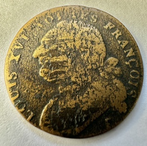 FRANTA - LOUIS XVI - 12 DENIERS 1792