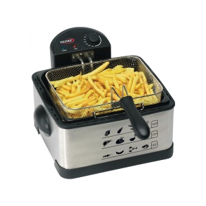 Friteuză HAUSER DFS-430, 2000 W, rezervor de 4 litri, vas de prăjit antiaderent, temperatură reglabilă până la 190 °C